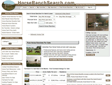 Tablet Screenshot of horseranchsearch.com